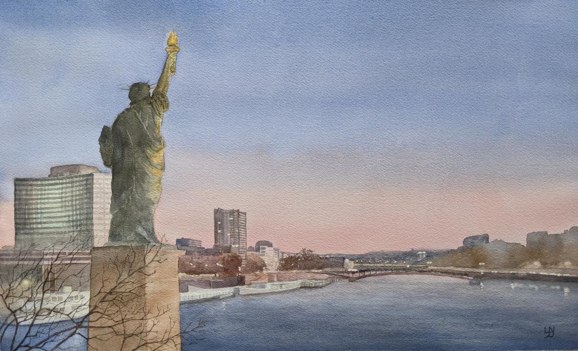 Paris, depuis le Pont de Grenelle