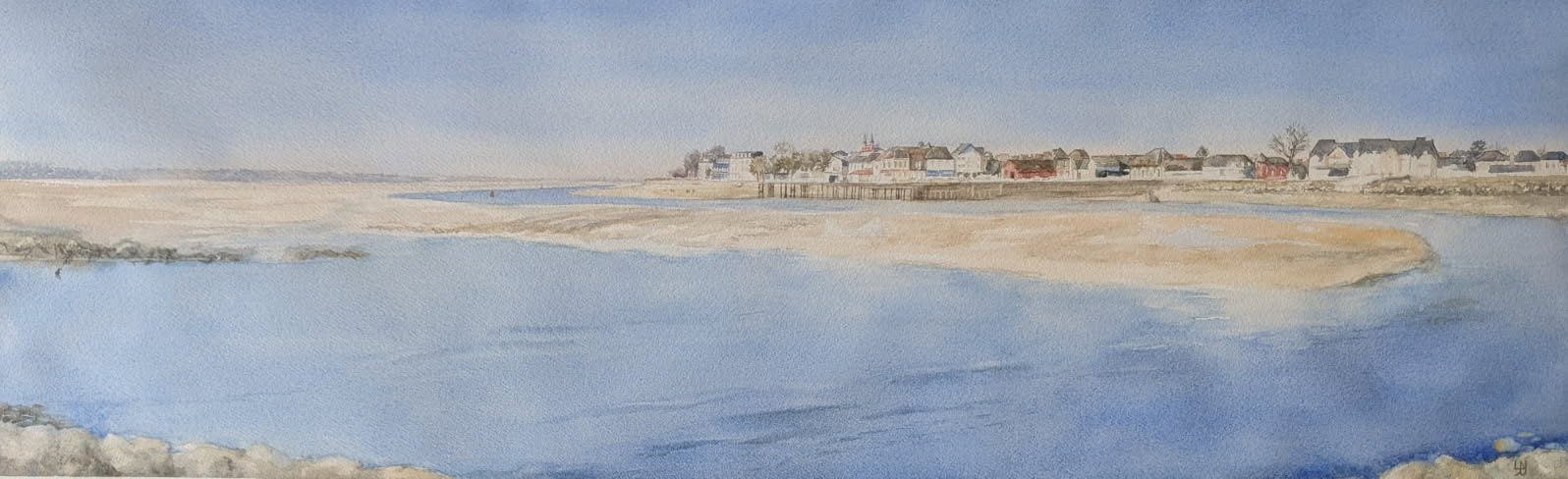 Le Crotoy depuis la Vélomaritime