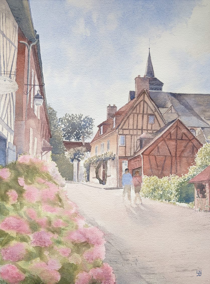 Gerberoy, rue Henri Le Sidaner