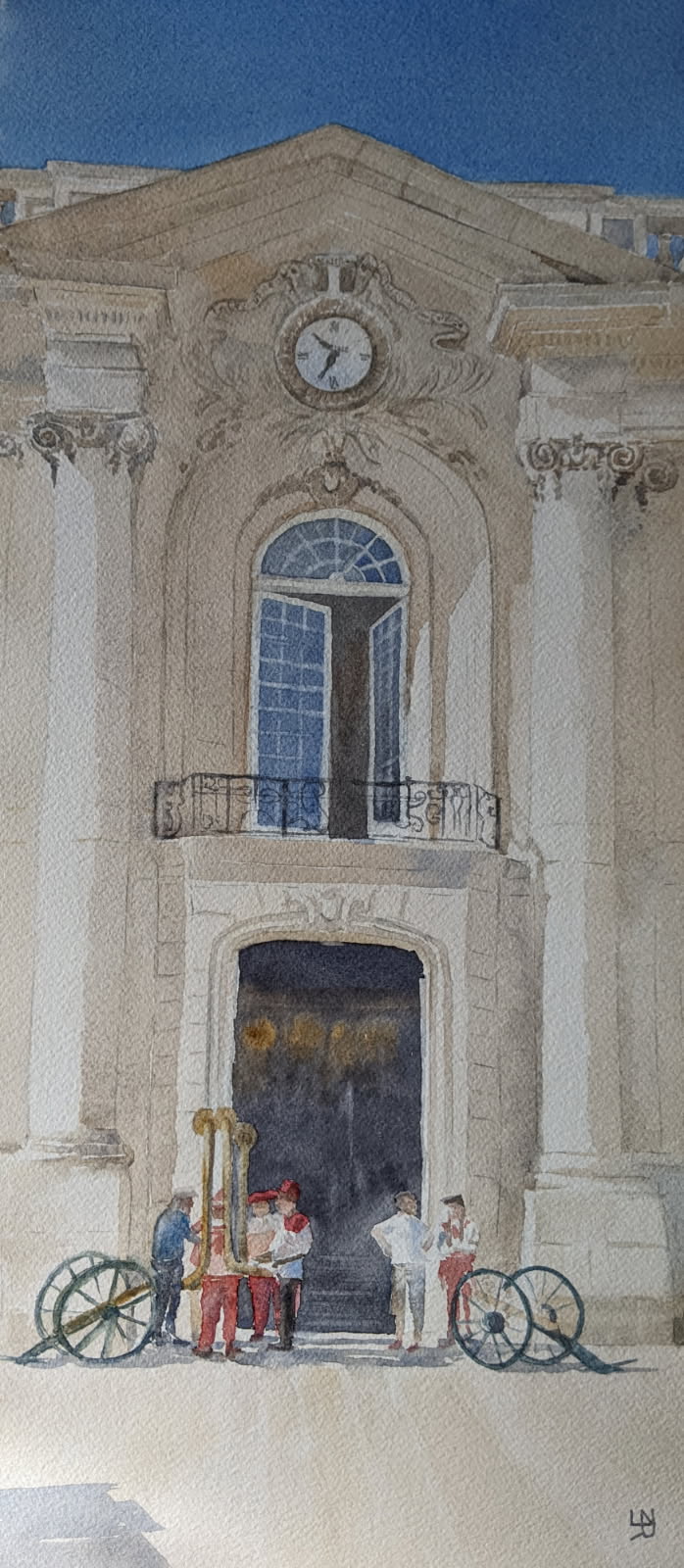 Beauvais, musiciens devant la Mairie