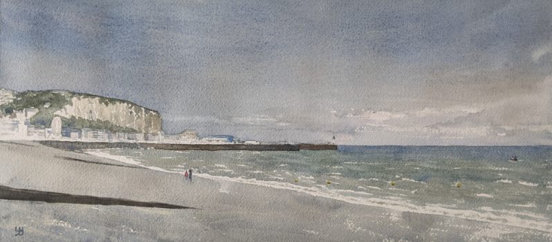 Les falaises du Tréport, Picardie