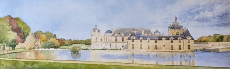 Château de Chantilly à l'automne