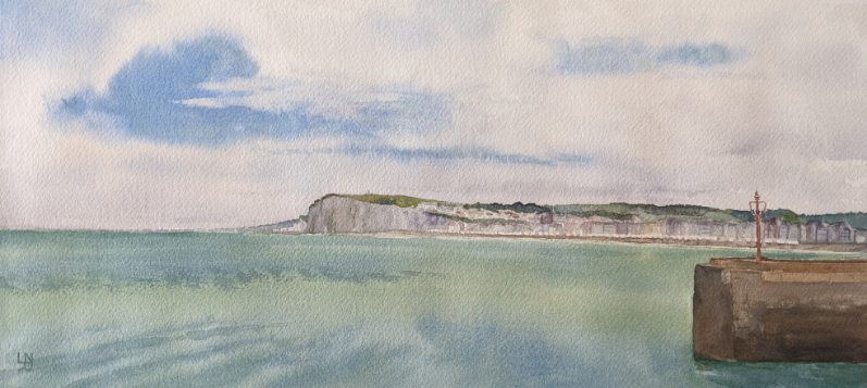 Mers-Les-Bains depuis le Tréport